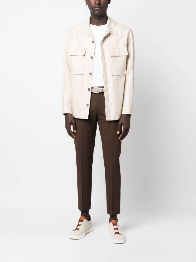 PT Torino Cropped pantalon Bruin