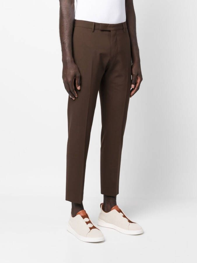 PT Torino Cropped pantalon Bruin