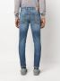 PT Torino Gerafelde jeans Blauw - Thumbnail 4