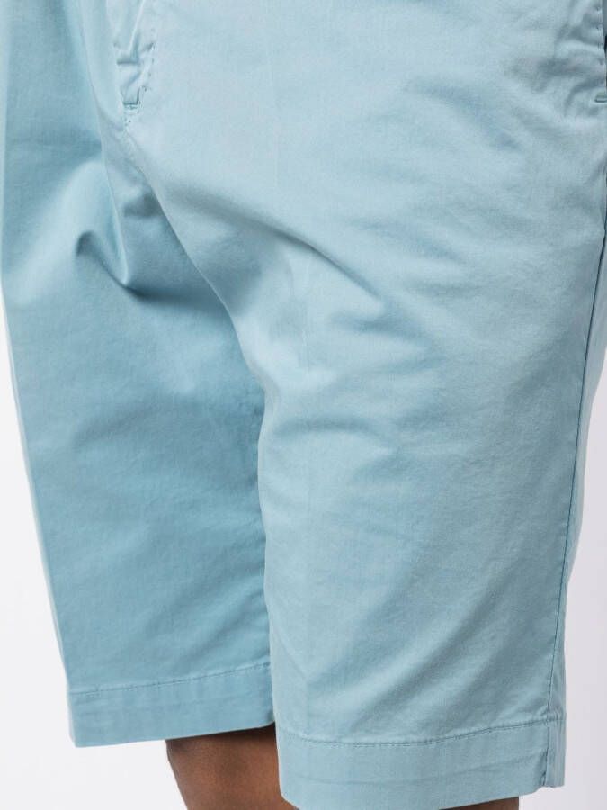 PT Torino Geplooide bermuda shorts Blauw