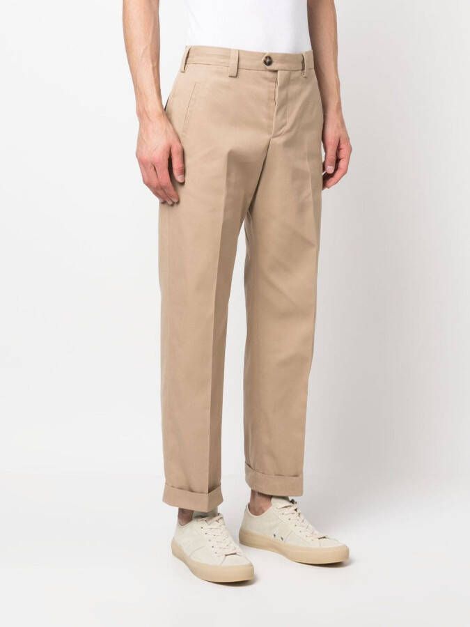 PT Torino Geplooide chino Beige