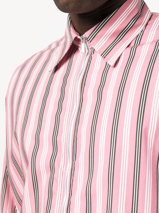 PT Torino Gestreept overhemd Roze