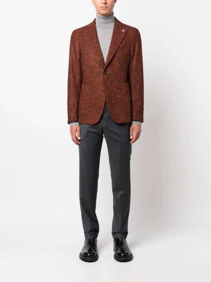 PT Torino Mid waist pantalon Grijs