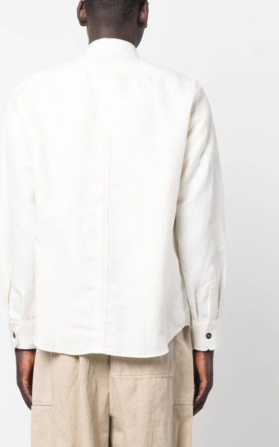 PT Torino Overhemd met epauletten Wit
