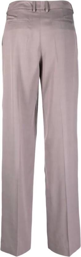 PT Torino Pantalon met geplooid detail Paars