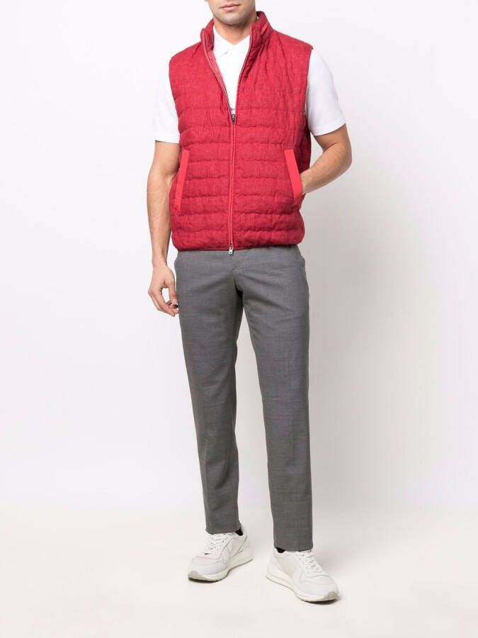 PT Torino Pantalon met logopatch Grijs
