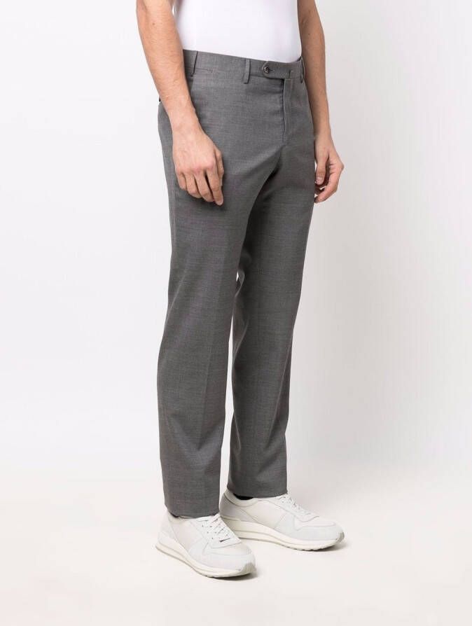 PT Torino Pantalon met logopatch Grijs
