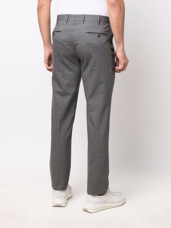 PT Torino Pantalon met logopatch Grijs