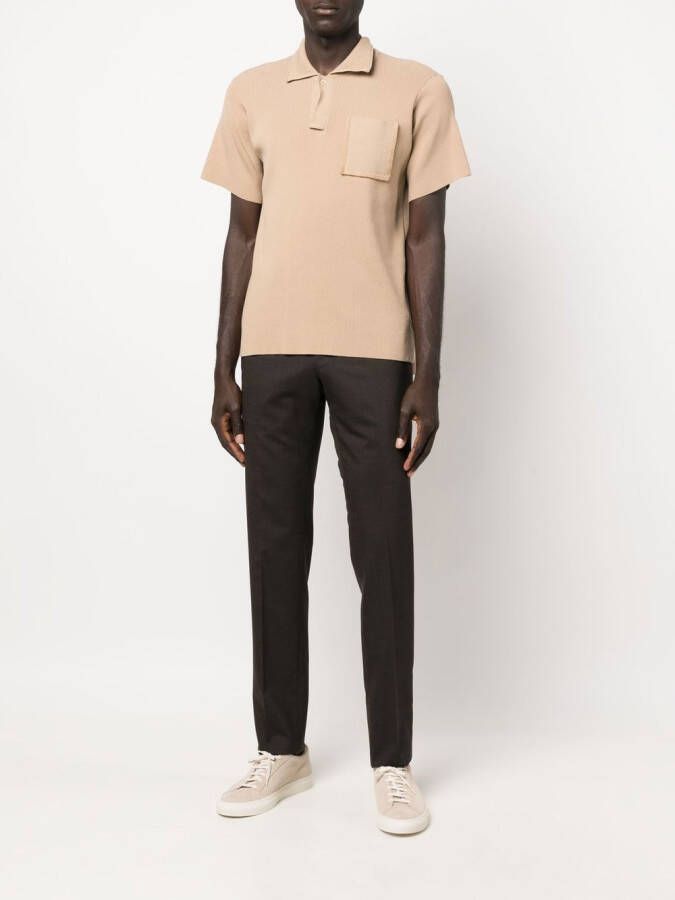 PT Torino Pantalon met toelopende pijpen Bruin