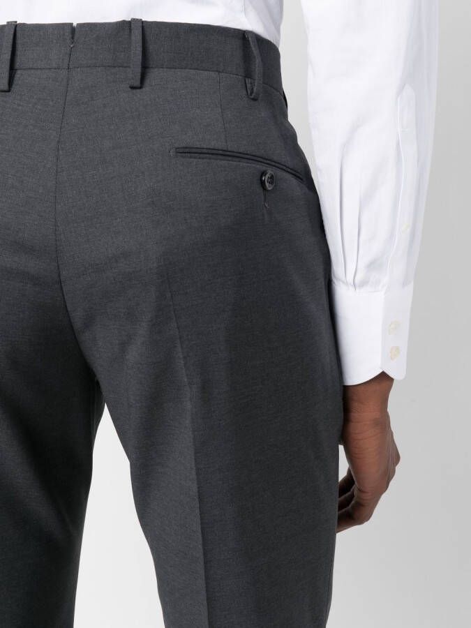 PT Torino Pantalon met toelopende pijpen Grijs