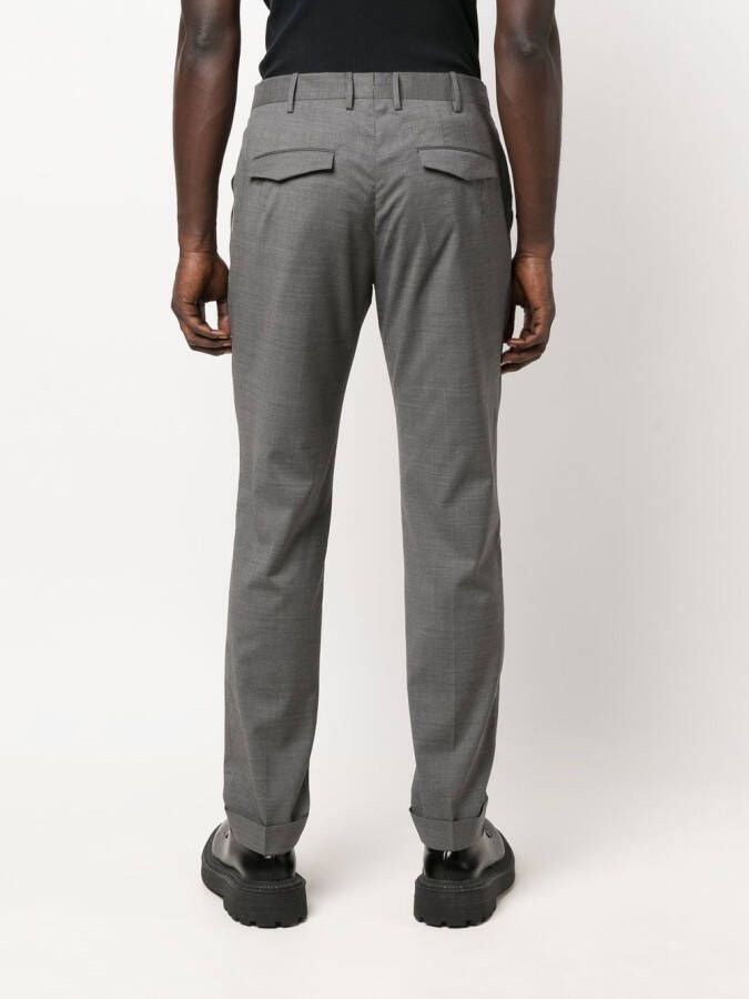 PT Torino Pantalon met toelopende pijpen Grijs