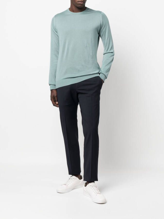PT Torino Pantalon met vier zakken Blauw