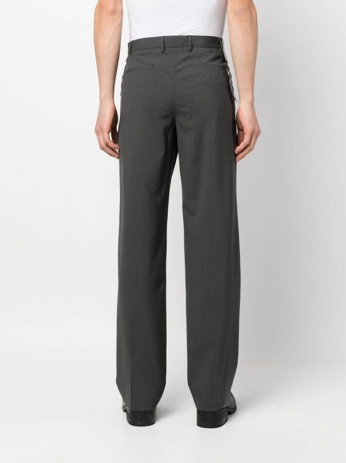 PT Torino Pantalon met geplooid detail Grijs