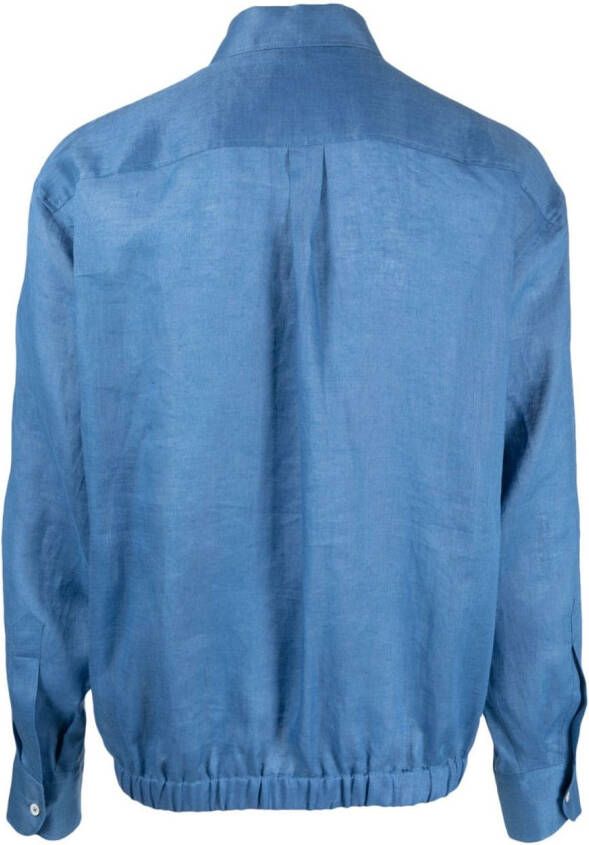 PT Torino Shirtjack met rits Blauw