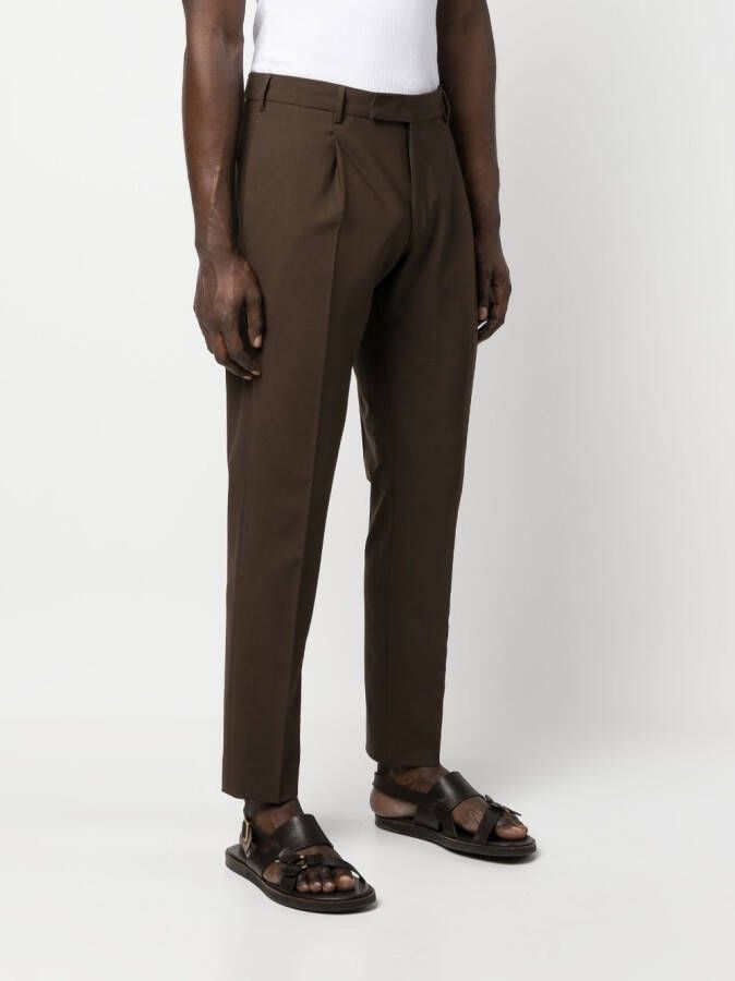 PT Torino Slim-fit chino Bruin