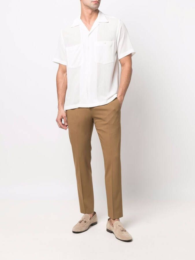 PT Torino Slim-fit chino Bruin