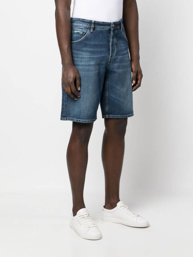 PT Torino Denim shorts Blauw