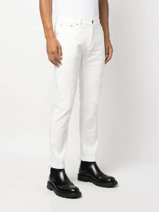 PT Torino Slim-fit jeans Wit