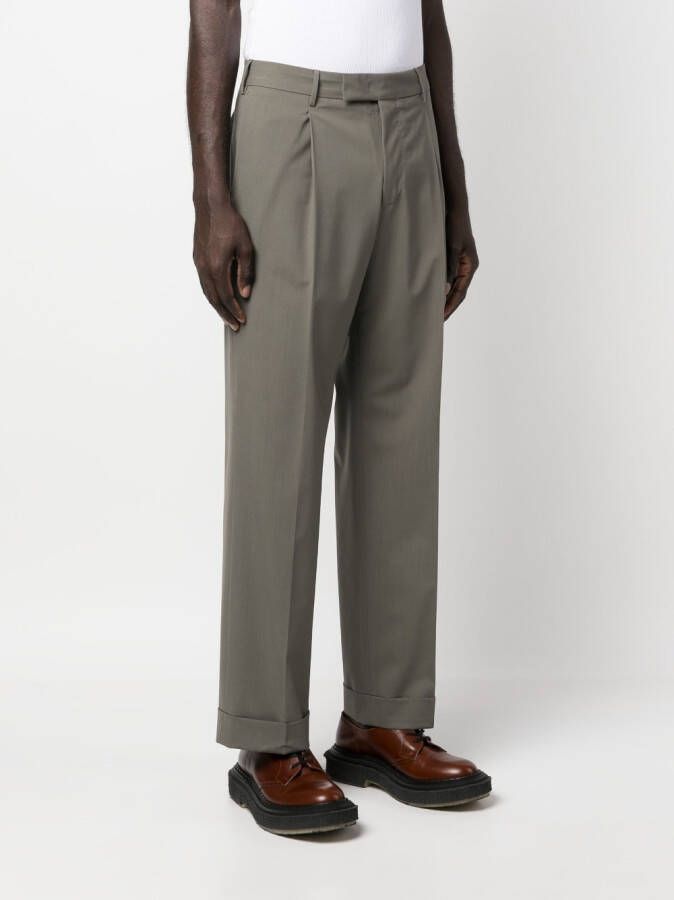 PT Torino Quindici straight broek Groen