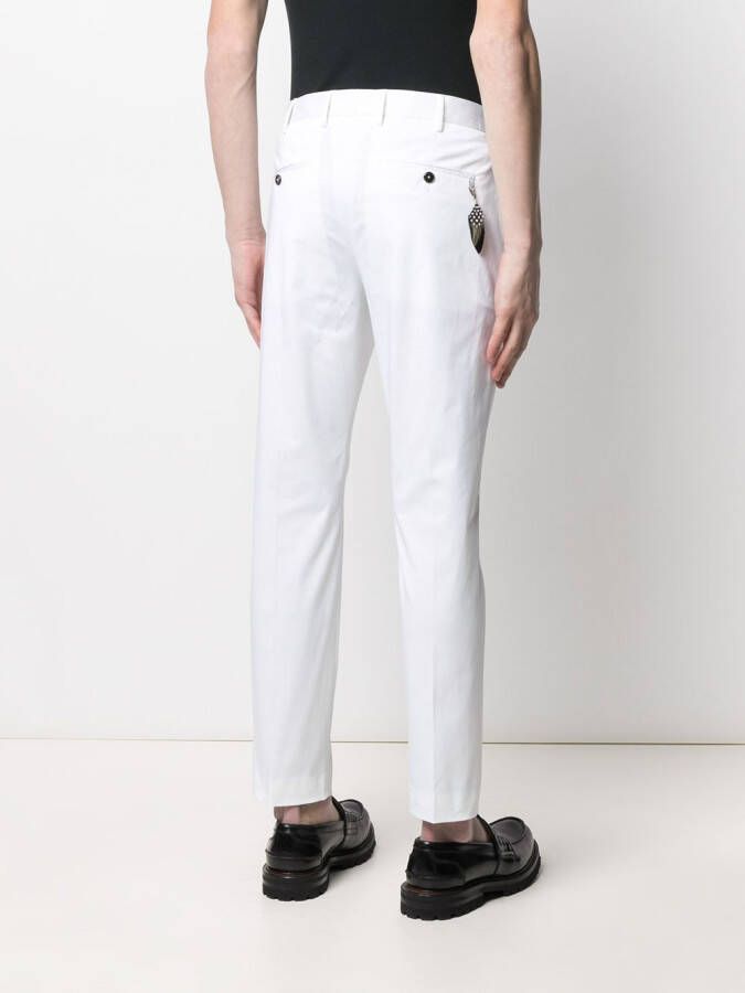 PT Torino Mid waist pantalon Wit