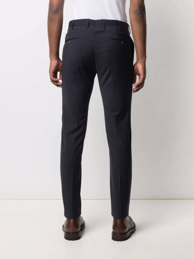 PT Torino Slim-fit broek Blauw