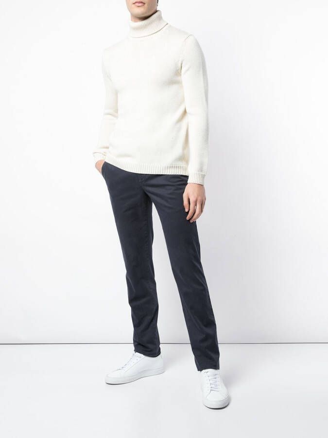 Pt01 Slim-fit chino Blauw