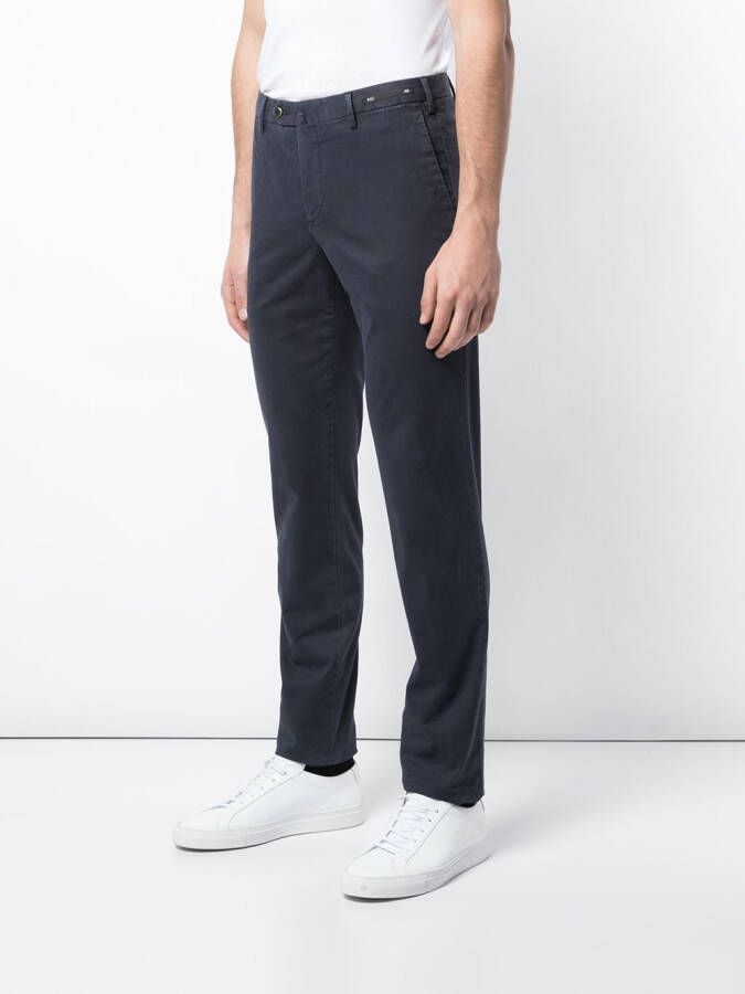 Pt01 Slim-fit chino Blauw