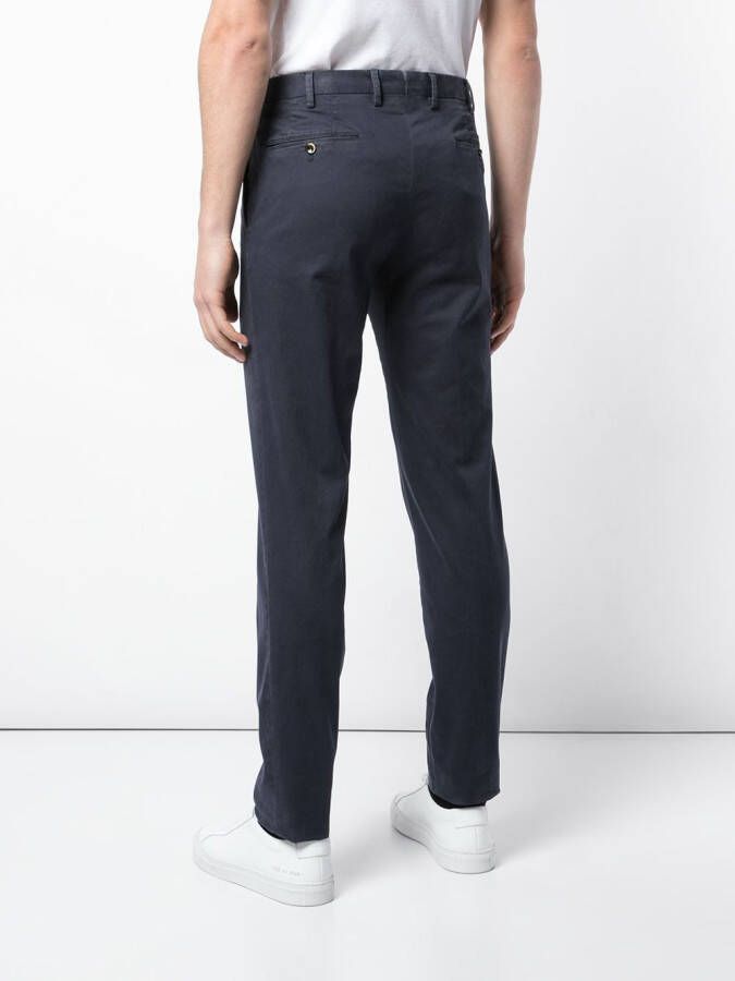 Pt01 Slim-fit chino Blauw