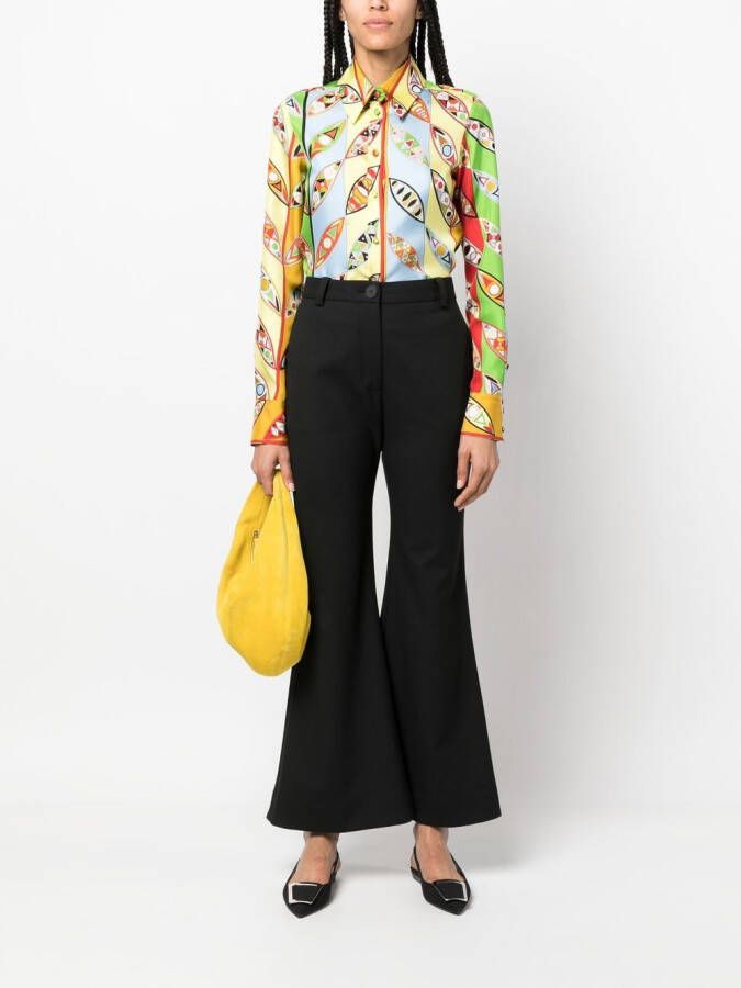 PUCCI Blouse met print Rood