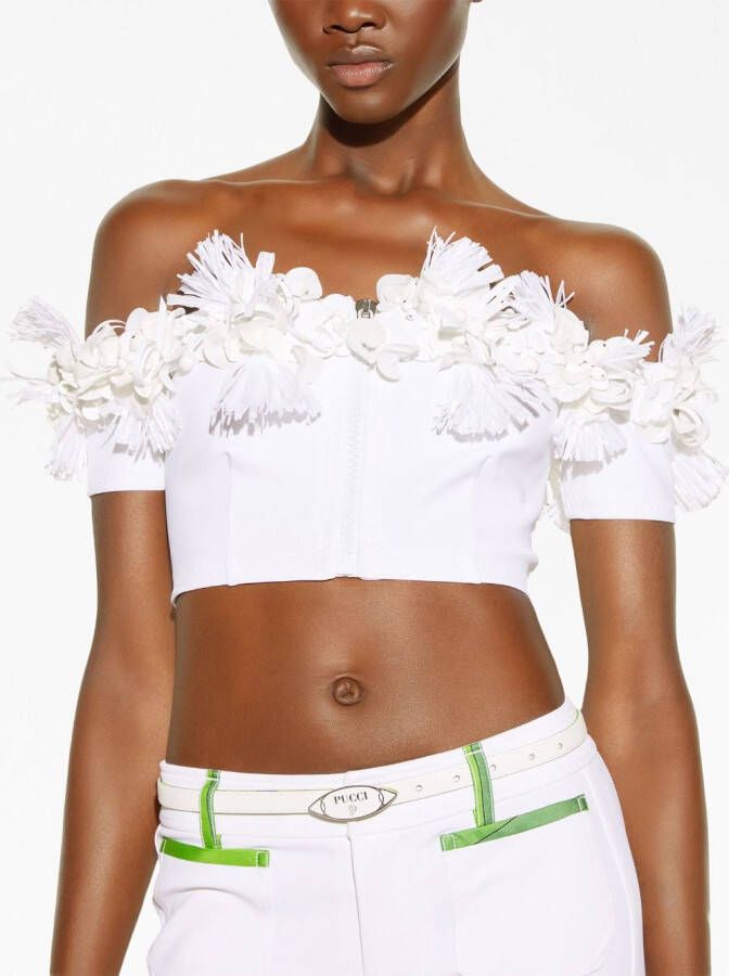 PUCCI Cropped top Wit