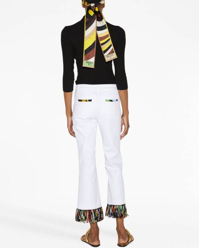 PUCCI Flared broek Wit