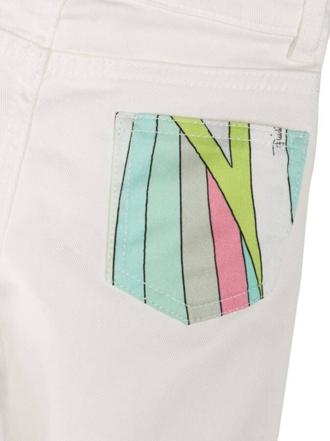 PUCCI Junior Flared jeans Wit