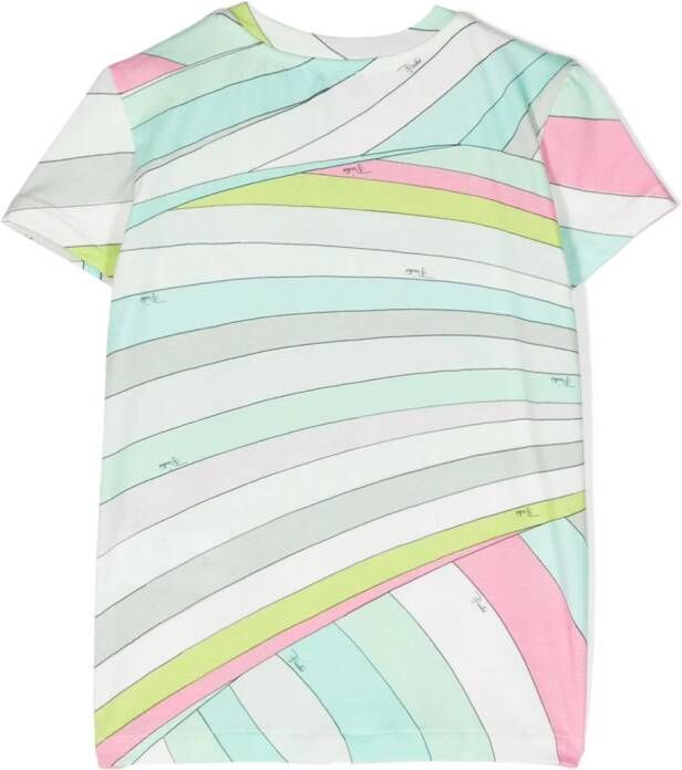 PUCCI Junior T-shirt met ronde hals Groen