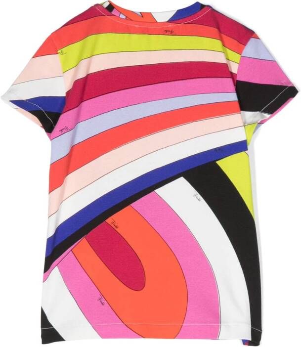 PUCCI Junior T-shirt met ronde hals Roze