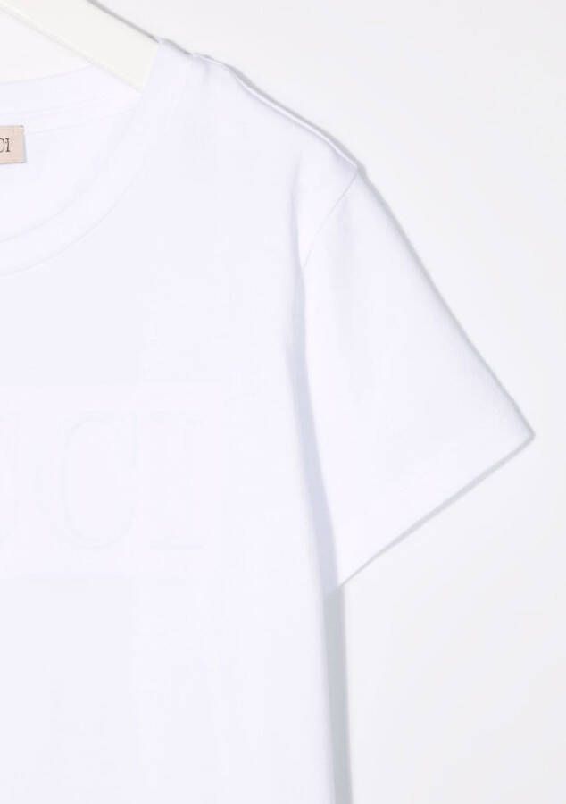 PUCCI Junior Katoenen T-shirt Wit