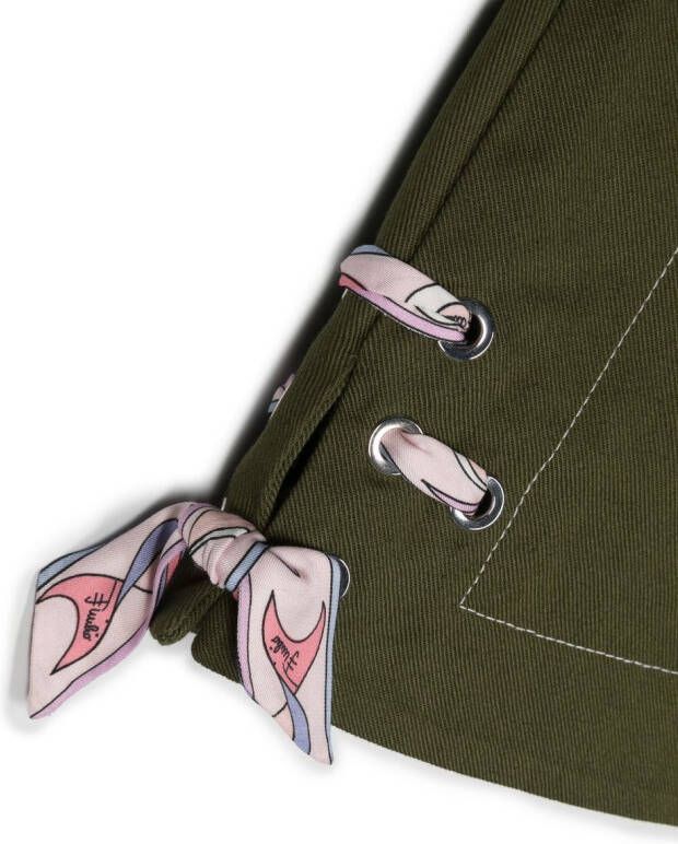 PUCCI Junior Mini-rok met kanten detail Groen