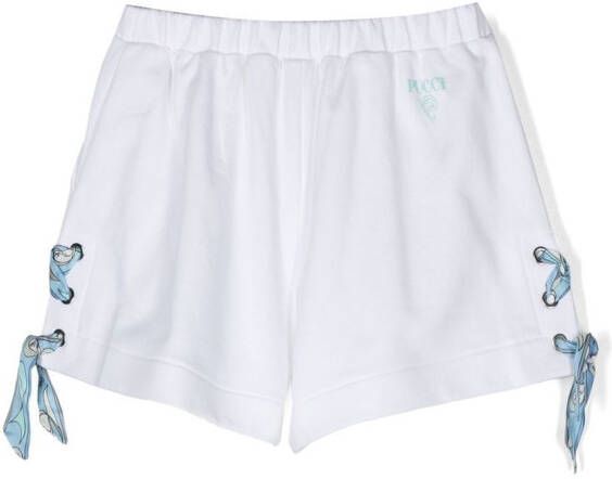 PUCCI Junior Shorts met veters Wit