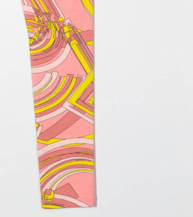 PUCCI Junior Legging met abstracte print Roze