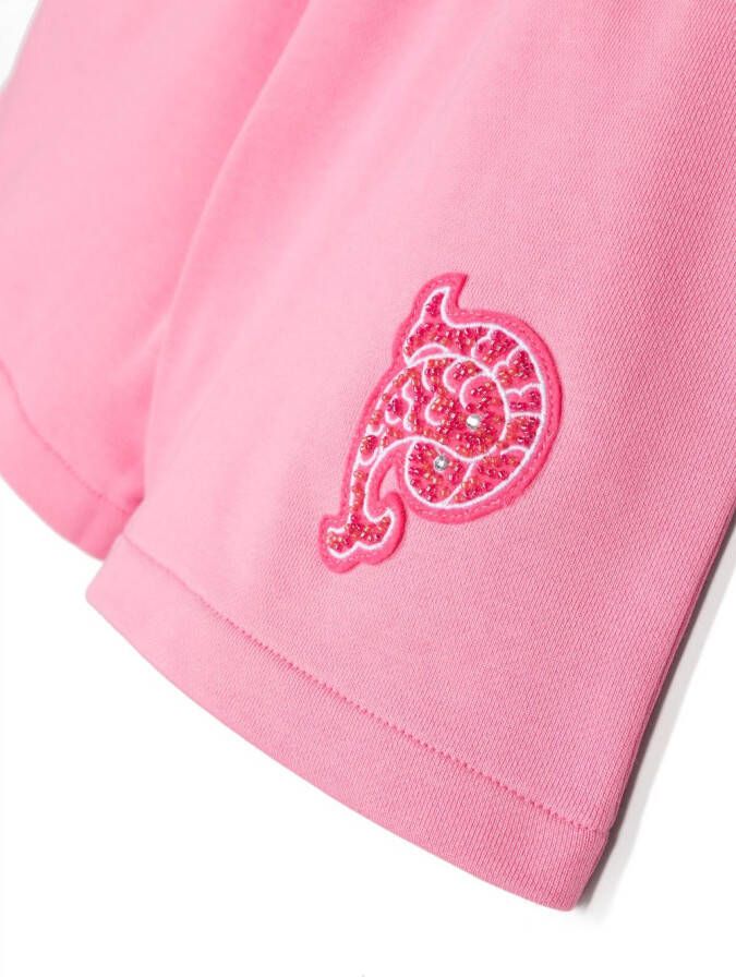 PUCCI Junior Shorts met geborduurd logo Roze