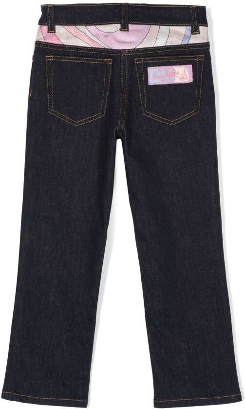 PUCCI Junior Slim-fit jeans Blauw