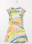 PUCCI Junior Midi-jurk met abstracte print Blauw - Thumbnail 2