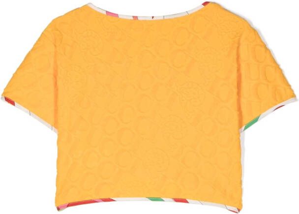 PUCCI Junior T-shirt met monogramprint Oranje