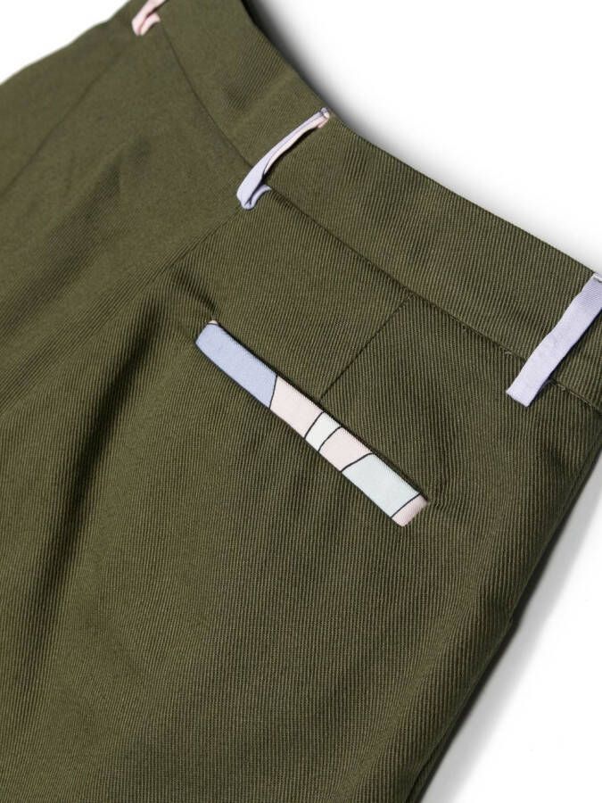 PUCCI Junior Shorts met print Groen