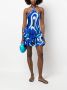 PUCCI Mini-jurk met halternek Blauw - Thumbnail 2