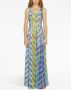 PUCCI Maxi-jurk met print Blauw - Thumbnail 2