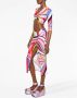 PUCCI Midi-rok met bloemenprint Rood - Thumbnail 3