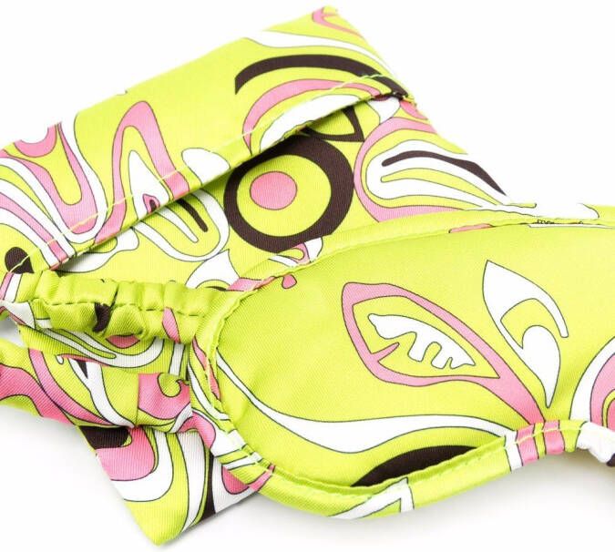PUCCI Oogmasker met print Groen
