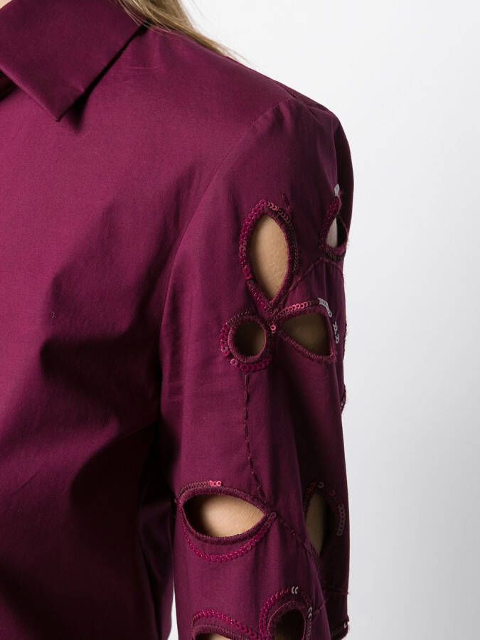 PUCCI Uitgesneden blouse Paars