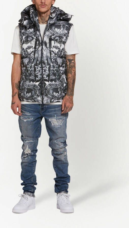 Purple Brand Bodywarmer met print Grijs