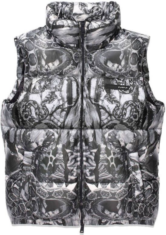 Purple Brand Bodywarmer met print Grijs